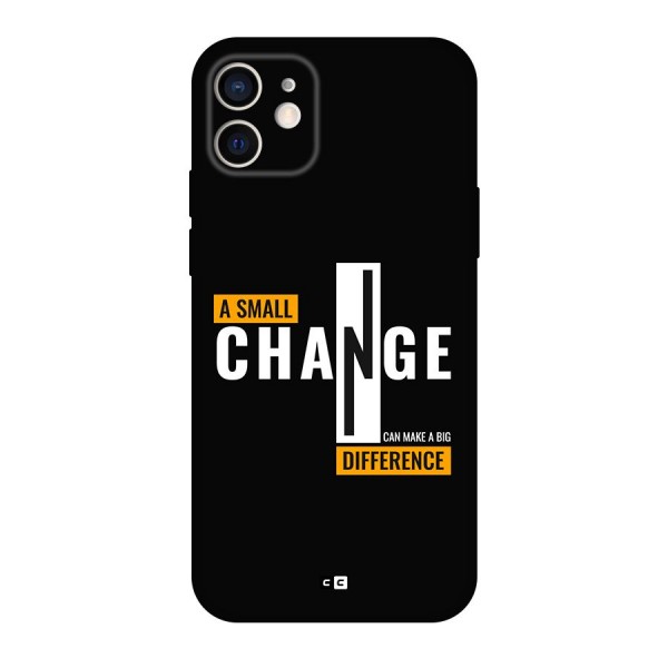 A Small Change Back Case for iPhone 12 Pro